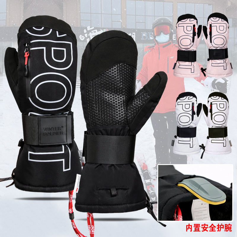 スキースノーボードミトン 3Mシンサレート断熱 防水 冬用ス - Snow Glove Insulated のレビューと価格