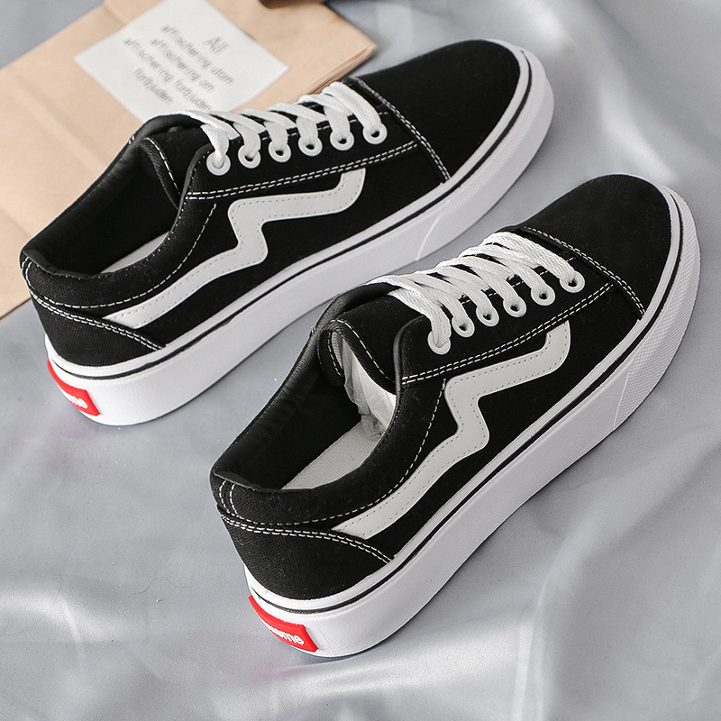 2025年春新作 キャンバスシューズ 女子学生向け 通気性抜 - Vans Shoes Old Skool のレビューと価格